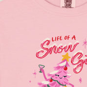 Kid's Life of a Snow Girl Tee close-up