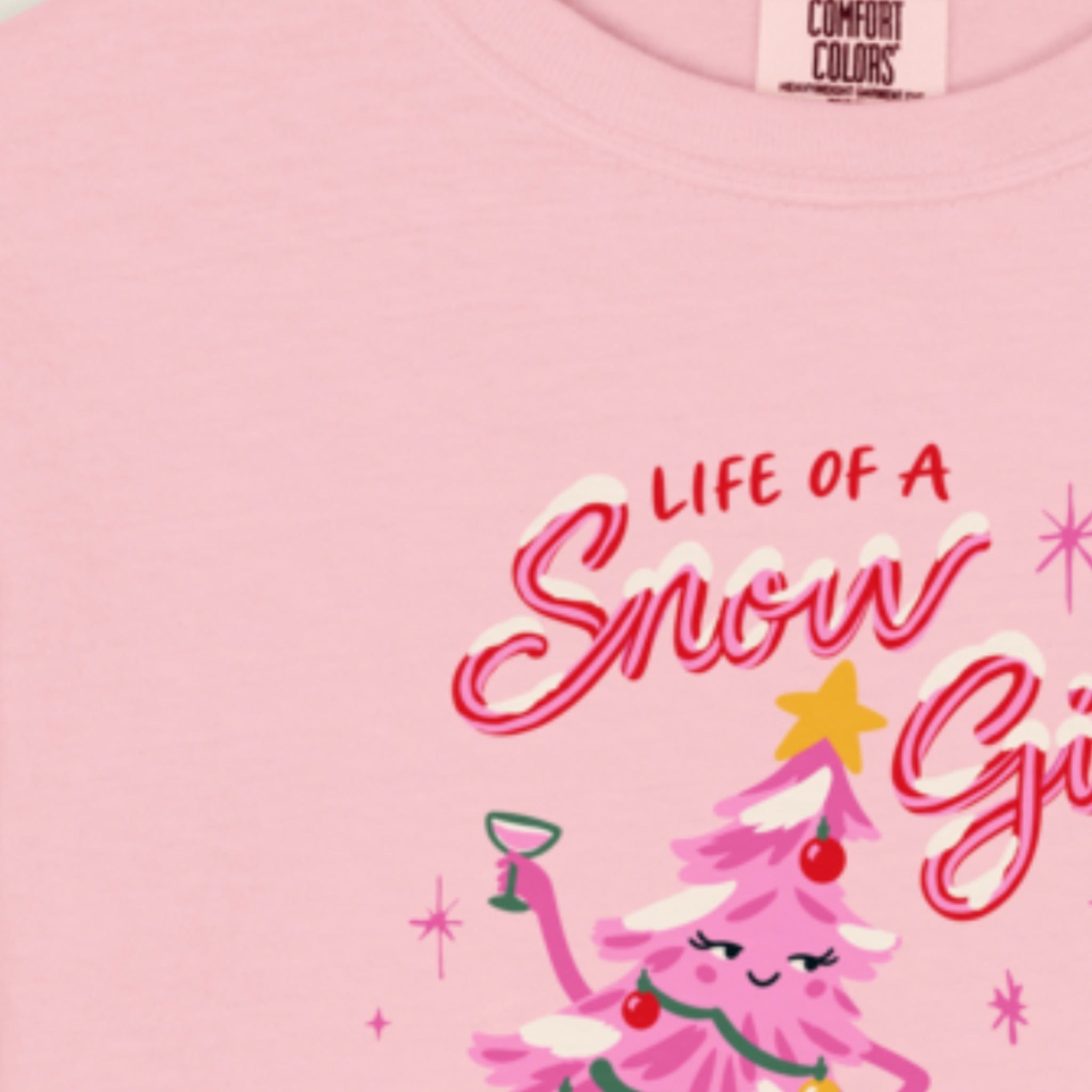 Kid's Life of a Snow Girl Tee close-up