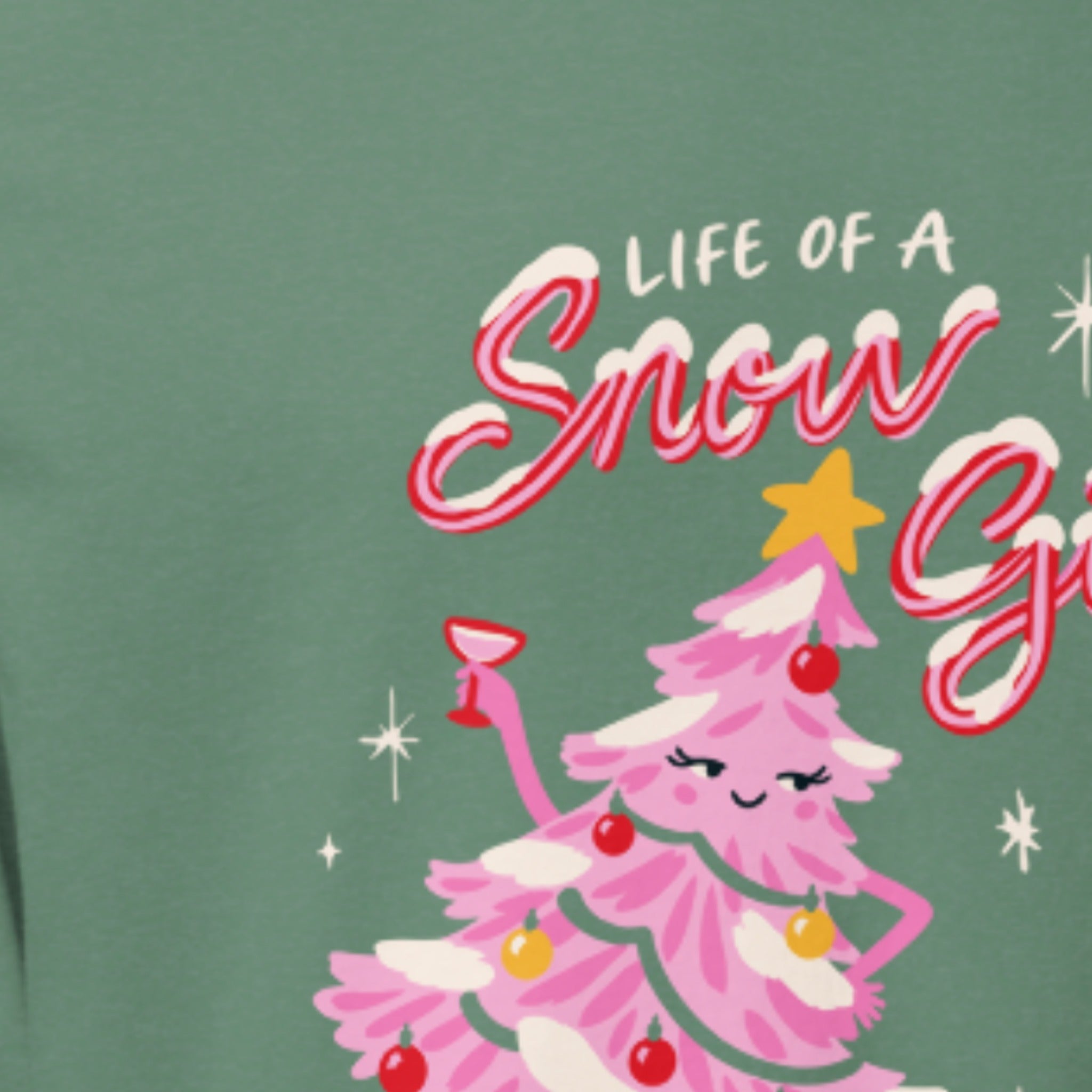Life of a Snow Girl Long Sleeve Tee close-up