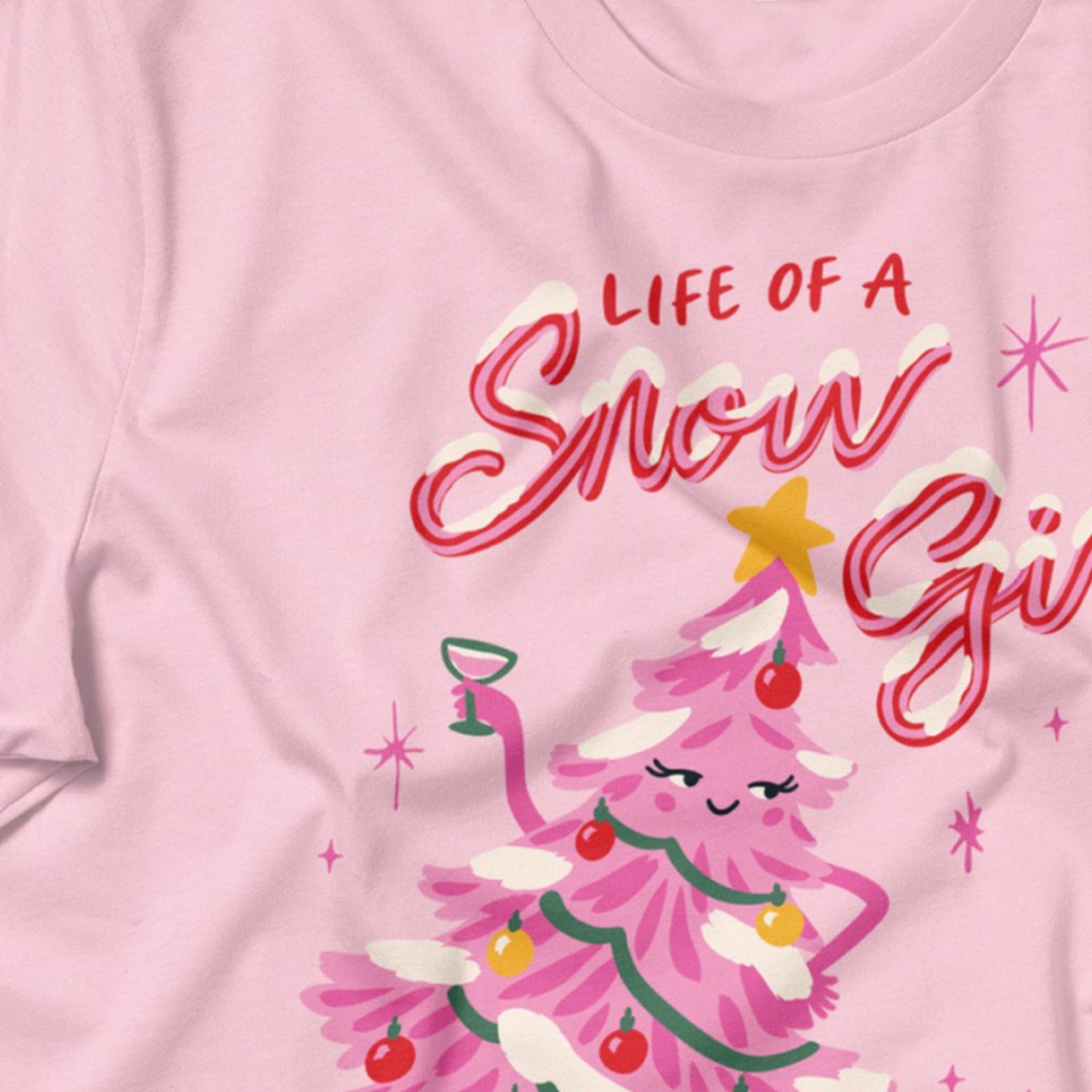 Life of a Snow Girl Tee close-up