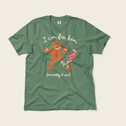 I Can Fix Him Gingerbread Tee in Light Green