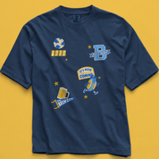 Long Live Milwaukee Tee in True Navy, front