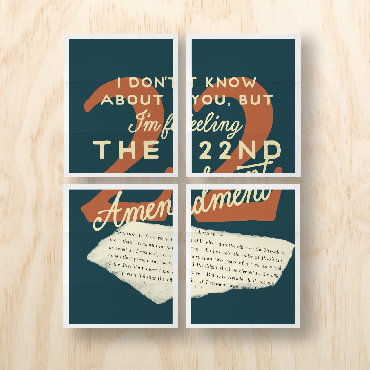 The 22nd Amendment Printable Protest Sign