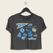 Detroit Forever Boxy Tee in Pepper