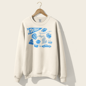 Detroit Forever Crewneck in White