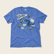 Detroit Forever Tee in Flo Blue