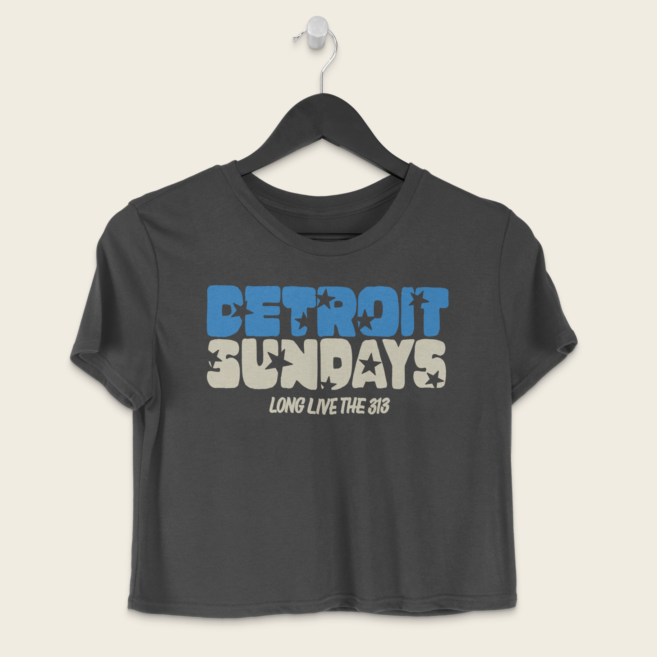 Detroit Sundays Boxy Tee in Pepper
