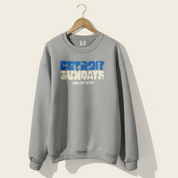 Detroit Sundays Crewneck in Grey