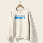 Detroit Sundays Crewneck in White