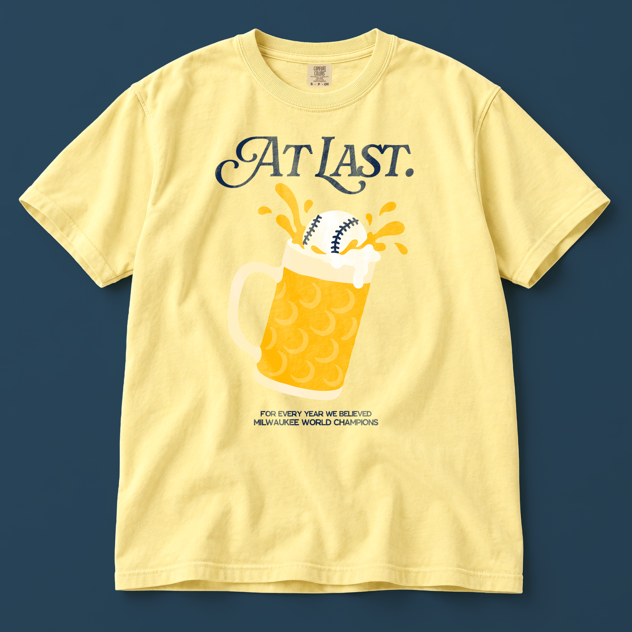 Milwaukee World Champs Tee in Butter