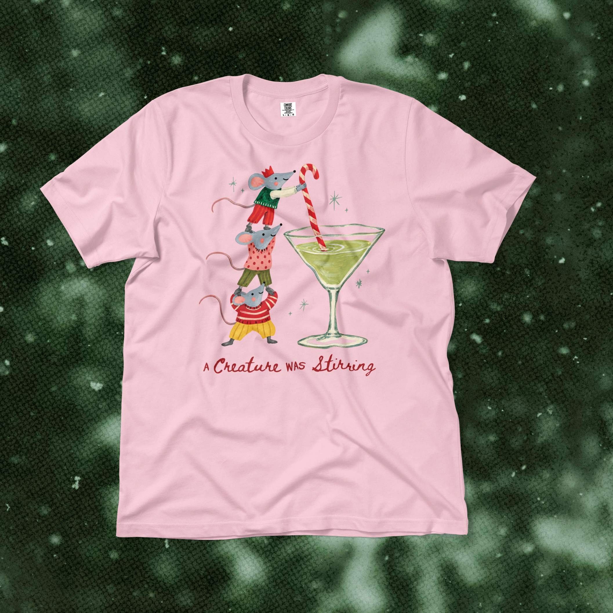 A Creature Was Stirring Tee in Blossom