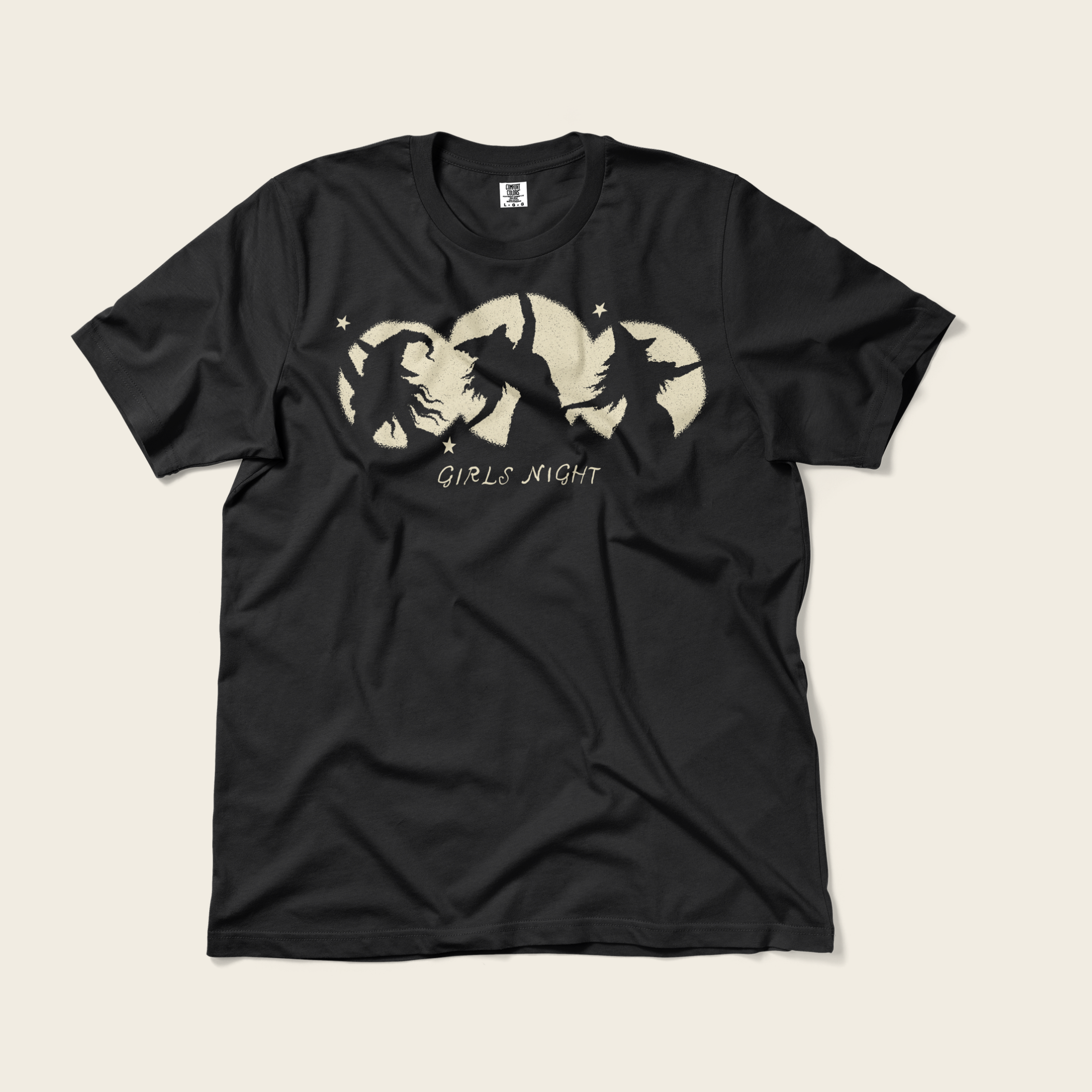 Girls Night Tee in Black
