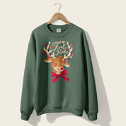 I Polish Up Real Nice Crewneck in Blue Spruce