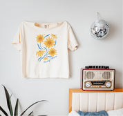 Stand For Ukraine Comfort Colors Crop Top