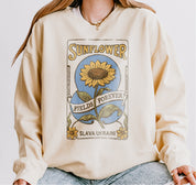 Sunflower Fields Forever Lightweight Crewneck