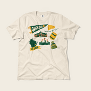 Green Bay Forever Tee in Ivory