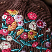 Floral Acoustic Piano Corduroy Dad Hat