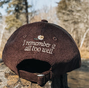 Floral Acoustic Piano Corduroy Dad Hat