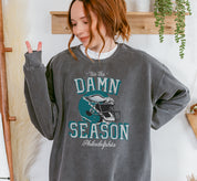 Tis The Damn Season Philly Football Crewneck
