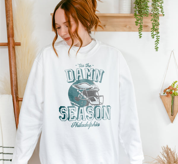 'Tis The Damn Season Philly Football Crewneck