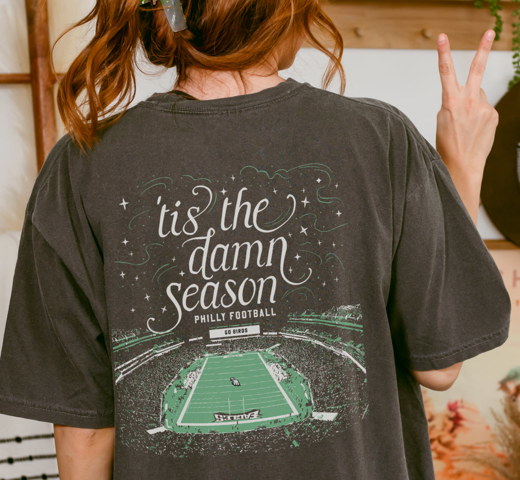 Bird Gang Philly Football Tee