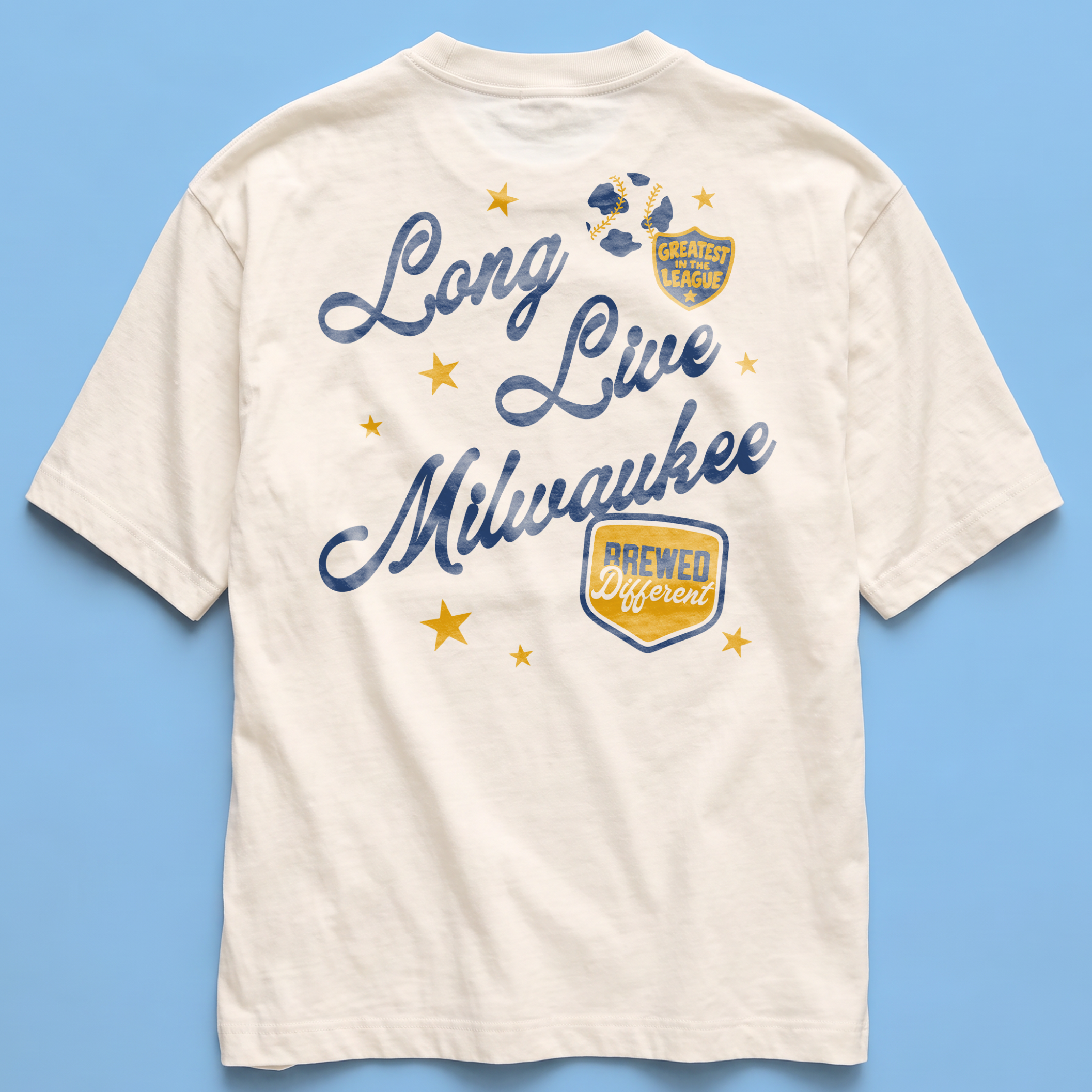 Long Live Milwaukee Tee in Ivory