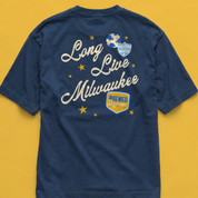 Long Live Milwaukee Tee in True Navy