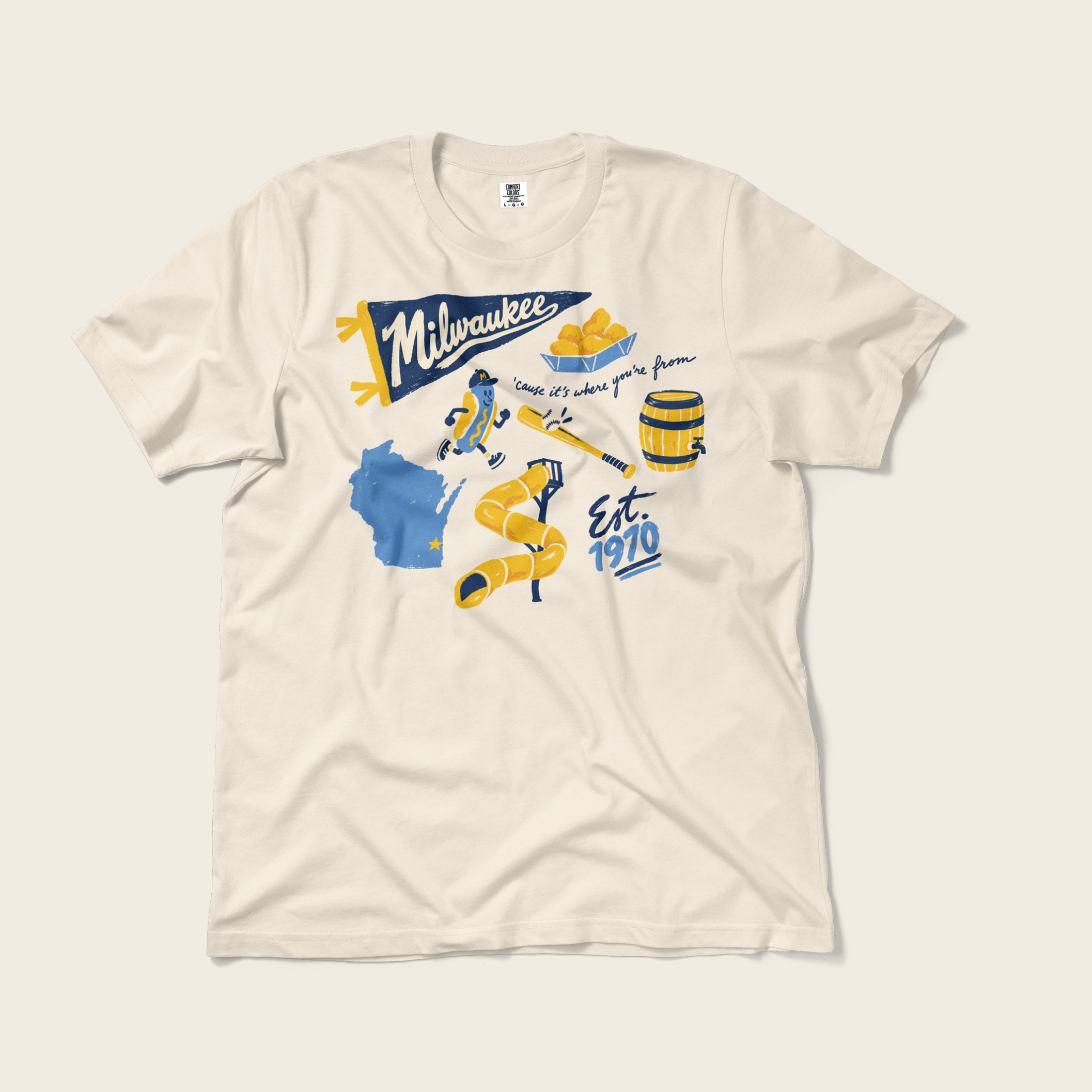 Milwaukee Forever Tee in Ivory