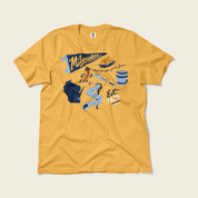 Milwaukee Forever Tee in Mustard