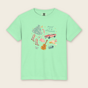 Kid's Mess of a Dreamer Tee in Island Reef