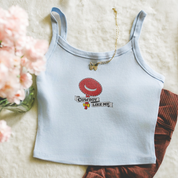 Embroidered Cowboy Cropped Tank