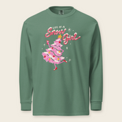 Life of a Snow Girl Long Sleeve Tee in Light Green
