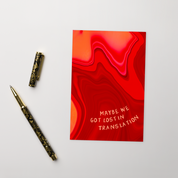 Lost in Translation Postcard