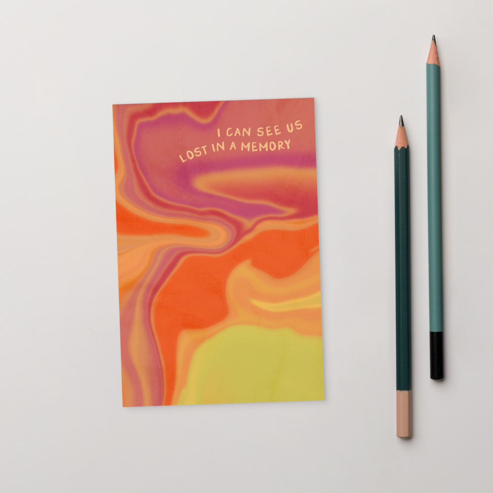 Lost in The Memory Postcard