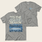 ’Tis the Damn Season Detroit Stadium Tee in Grey