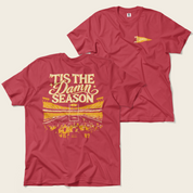 ’Tis the Damn Season Kansas City Stadium Tee in Crimson