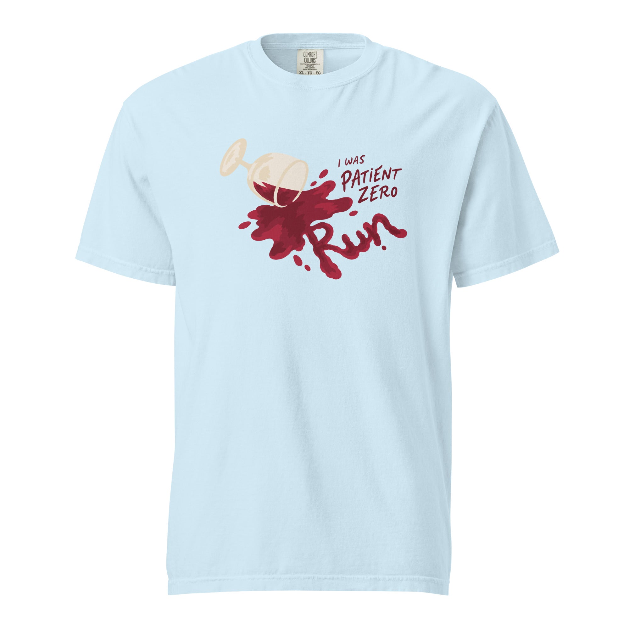 I Was Patient Zero Tee in Chambray