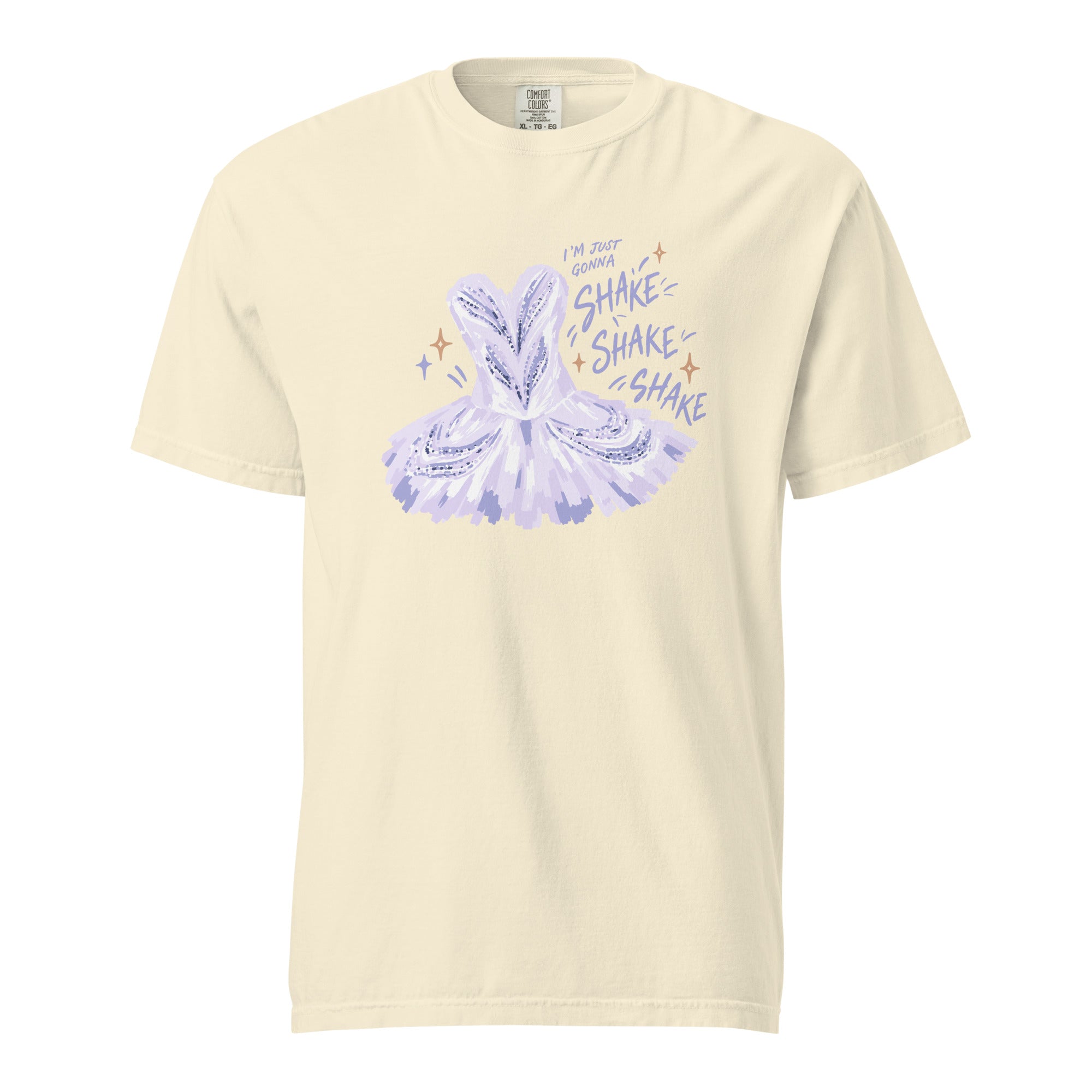 Shake Shake Shake Tee in Ivory