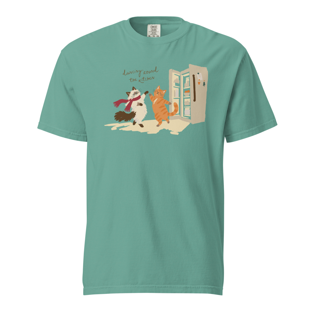 Dancing 'Round the Kitchen Tee in Seafoam