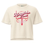 Kansas City Marvelous Time Crop Top - Ivory