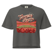 Kansas City Let the Games Begin Crop Top - Pepper