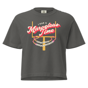 Kansas City Marvelous Time Crop Top - Pepper