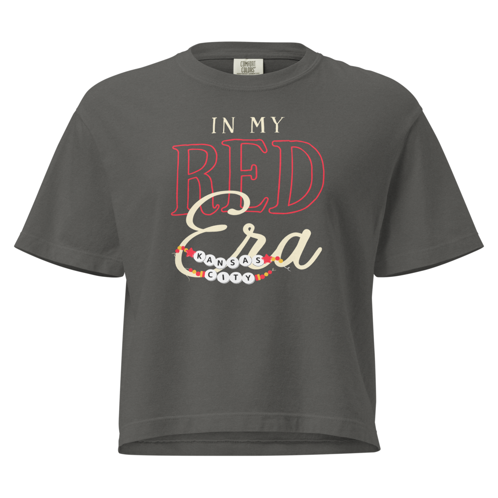 Kansas City Red Era Crop Top - Pepper