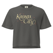 Kansas City 'Tis the Damn Season Crop Top - Pepper front