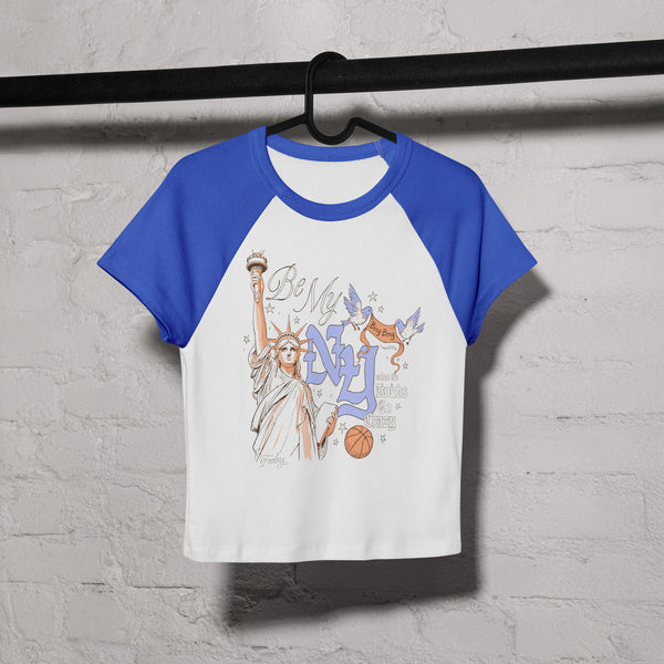 Be My NY Raglan Baby Tee