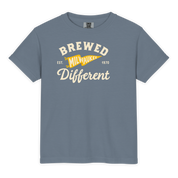 Kid's Brewed Different Milwaukee Tee in Blue Jean