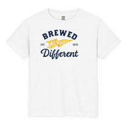 Kid's Brewed Different Milwaukee Tee in White
