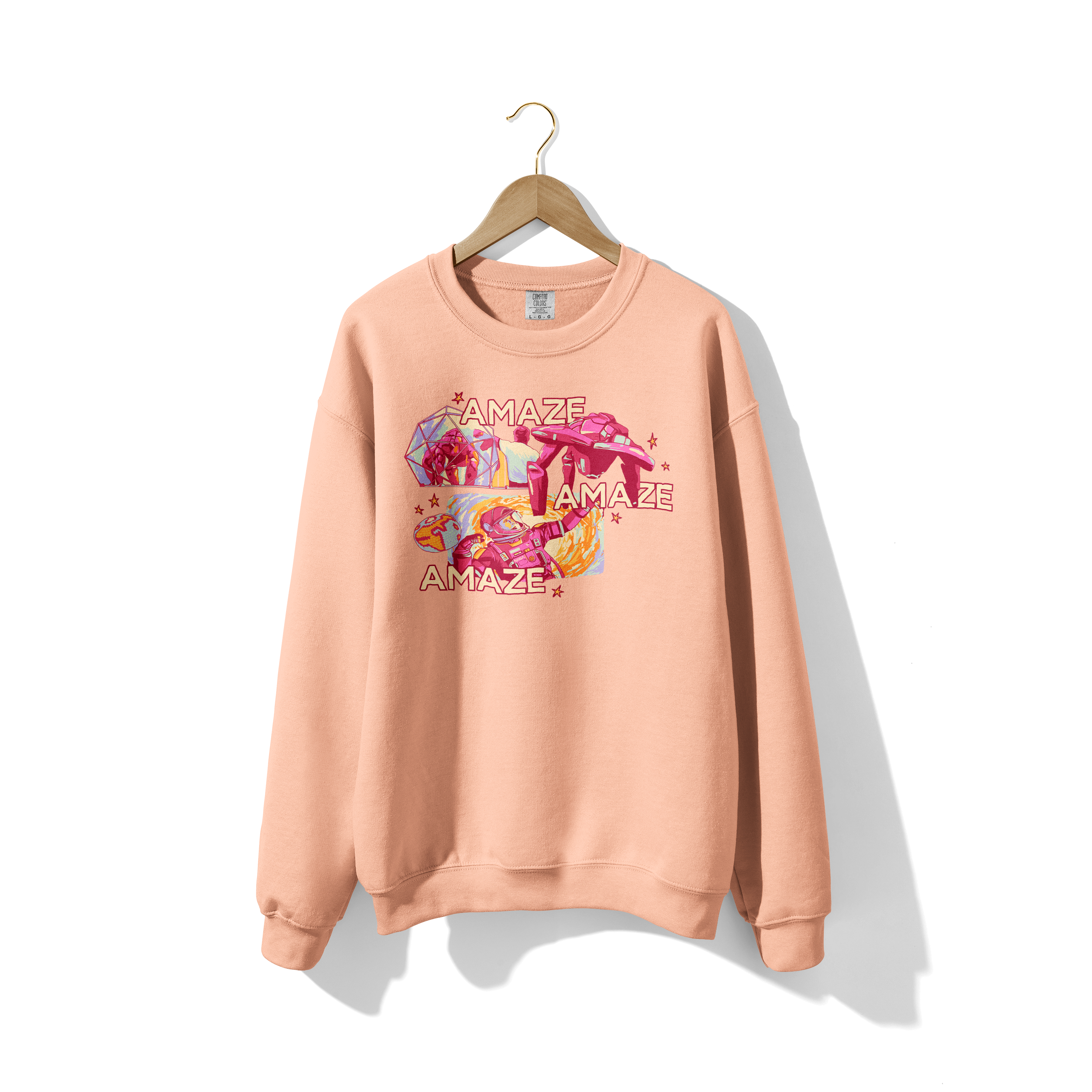 Amaze Amaze Amaze Lightweight Crewneck